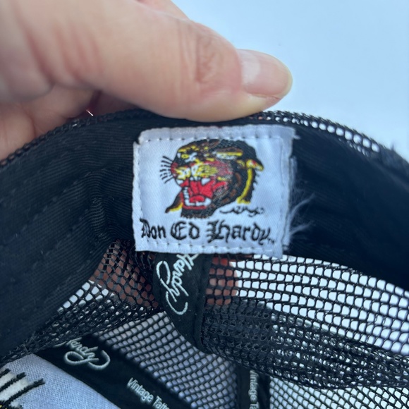 Ed Hardy Embroidered Screaming Tiger Cap-unisex - Picture 9 of 11